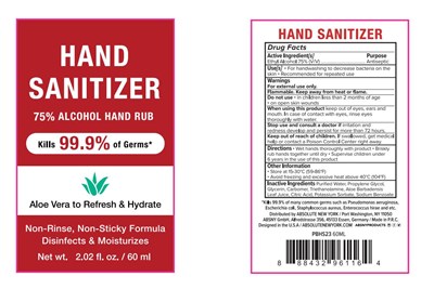 60ml Label